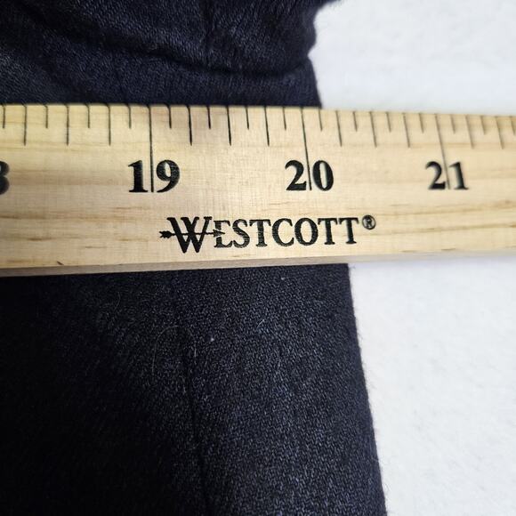 Pablo Gerard Darel Wool Blend Dress Navy Lace Minimalist Designer EUR 42 US 12 L - Picture 12 of 16